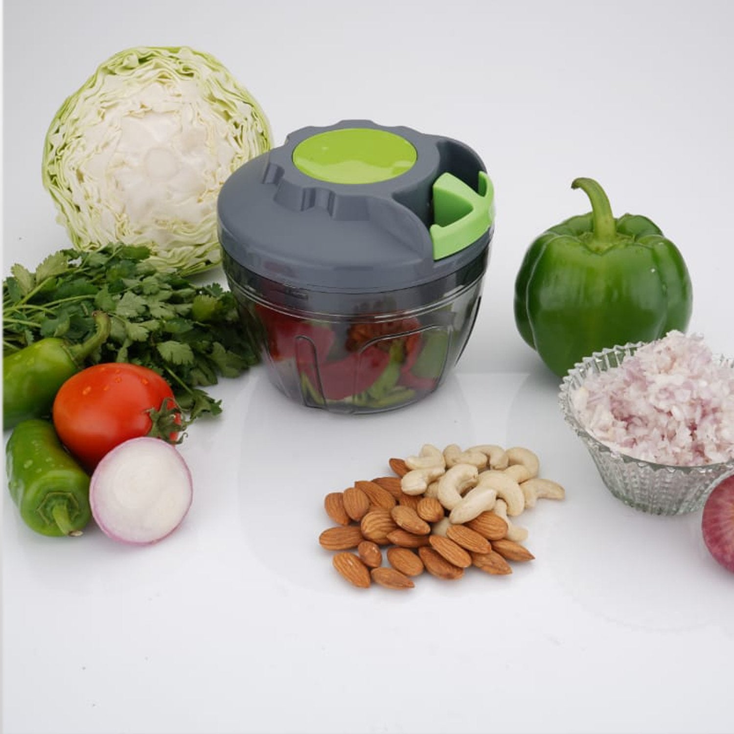 0072 Manual Food Chopper (Food Processor) (800 ml) - SkyShopy 0072 Manual Food Chopper (Food Processor) (800 ml) - SkyShopy